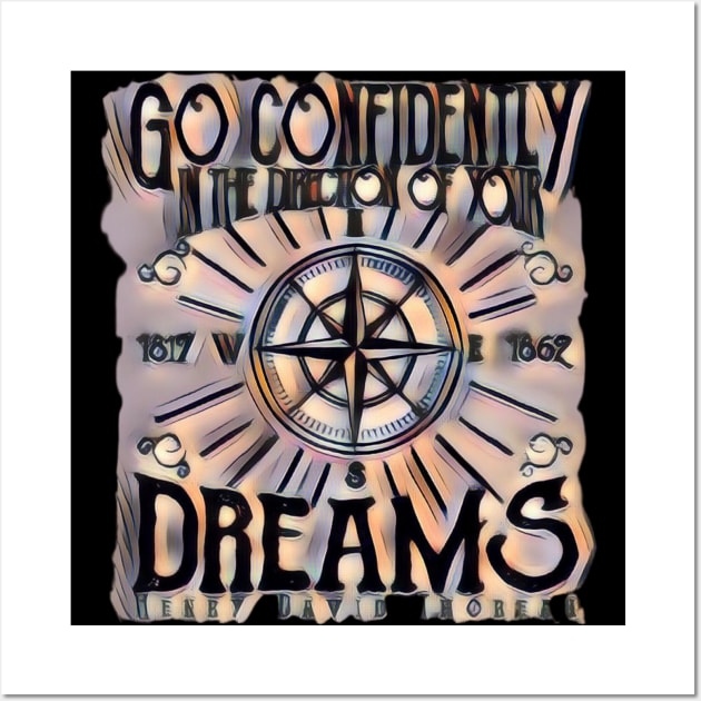 Go Confidently Wall Art by Lees Tees